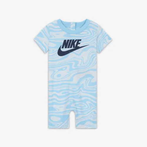 Nike Sportswear Paint Your Future Baby (0-9M) Tee Romper блакитний