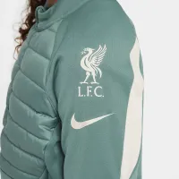 Liverpool FC Academy Winter Warrior Big дитячі Nike Therma-FIT Soccer Drill Top колір зелений