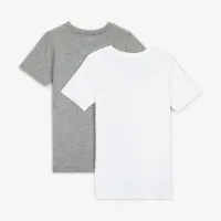 Nike Big дитячі Crew Undershirt (2 пари) колір білий