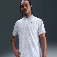 Nike Dri-FIT Victory+ чоловічі Allover Print для гольфу Polo колір білий