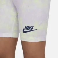 Nike Club Little дитячі Printed Bike шорти колір фіолетовий