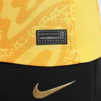 FC Barcelona 2024 Stadium Goalkeeper Big детские Nike Dri-FIT Soccer Replica Jersey Yellow