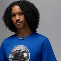 Nike Jordan чоловічі футболка блакитний