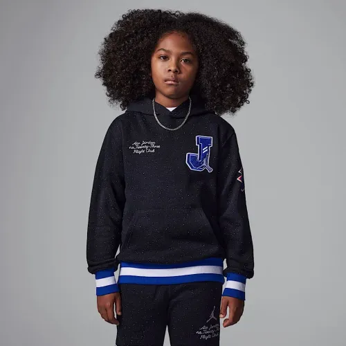 Nike Jordan Big дитячі Court of Legends Pullover Толстовка з капюшоном колір чорний