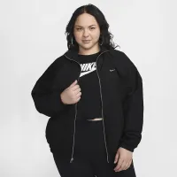 Nike Windrunner женская Loose UV Woven Full-Zip Куртка (большие размеры) цвет черный