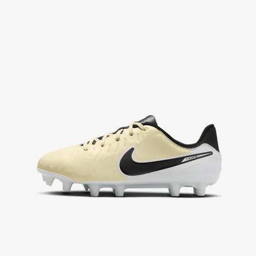 Nike Jr. Tiempo Legend 10 Academy Little/Big детские Multi-Ground Low-Top футбольные бутсы Yellow