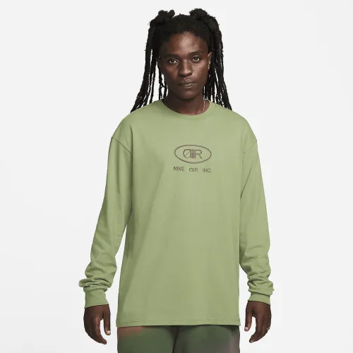 Nike Sportswear чоловічі Long-Sleeve футболка колір зелений