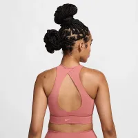 Nike One Twist женская Light-Support Lightly Lined High-Neck Sports Bra Pink