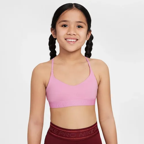 Nike Indy Girls' Sports Bra Pink