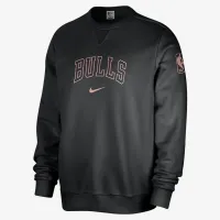 Chicago Bulls Standard Issue чоловічі Nike Dri-FIT NBA Crew-Neck світшот колір чорний
