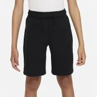 Nike Tech Fleece Big дитячі (для хлопчиків) шорти колір чорний