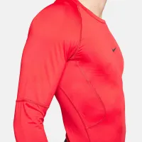 Nike Pro чоловічі Dri-FIT Tight Long-Sleeve Fitness Top колір червоний