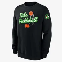 Nike Club Fleece чоловічі Pickleball Crew-Neck світшот колір чорний