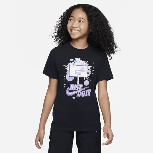 Nike Sportswear Big дитячі футболка колір чорний
