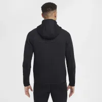 Nike Tech мужские Full-Zip Windrunner Толстовка с капюшоном цвет черный