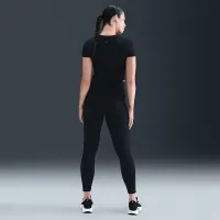 Nike One женская С высокой Талией 7/8 лосины цвет черный