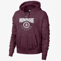 Morehouse Gym Vintage женская Nike College Толстовка с капюшоном цвет красный