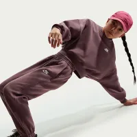 Nike Sportswear Club Fleece Big детские Loose Pants цвет фиолетовый