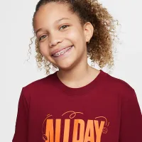 Nike Sportswear Big детские футболка цвет красный