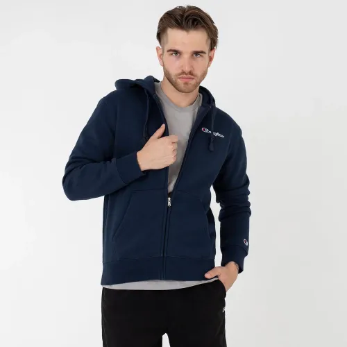 Кофта/футболка Champion Hooded Full-Zip 217864-BS538 - Синя
