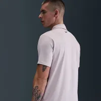Nike Tour чоловічі Dri-FIT Heatheколір червоний для гольфу Polo колір фіолетовий