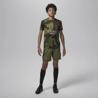 Nike Paris Saint-Germain Academy Pro Fourth Big дитячі Jordan Dri-FIT Soccer Pre-Match Top колір зелений