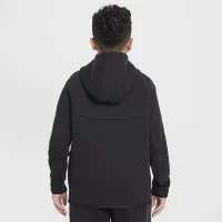 Nike Sportswear Tech Fleece Big дитячі Full-Zip Толстовка з капюшоном (Extended Size) колір чорний