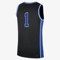 Duke синий Devils Replica мужские Nike College баскетбольные Jersey цвет черный