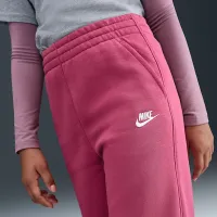Nike Sportswear Club Fleece Girls' Wide-Leg Pants колір фіолетовий