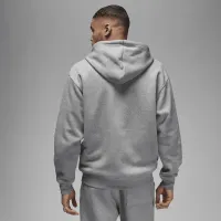 Nike Jordan Brooklyn Fleece мужские Full-Zip Толстовка с капюшоном цвет серый