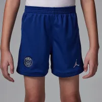 Nike Paris Saint-Germain 2025 Stadium Fourth Little дитячі Jordan Soccer Replica 3-Piece Kit блакитний