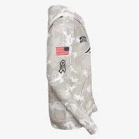 New England Patriots Salute to Service Primary Edge Club Big дитячі Nike NFL Pullover Толстовка з капюшоном колір білий