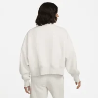 Nike Sportswear Phoenix Fleece жіноча Over-оверсайз Crew-Neck світшот колір коричневий