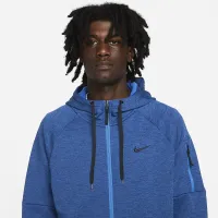 Nike Therma чоловічі Therma-FIT Full-Zip Fitness Top блакитний