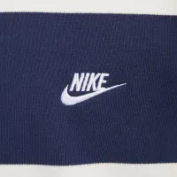 Nike Club Fleece мужские Striped Heavyweight French Terry Crew синий