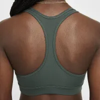 Nike Swoosh Big дитячі (Girls') Sports Bra колір зелений