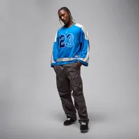 Nike Jordan Brooklyn мужские Collegiate Hockey Jersey синий