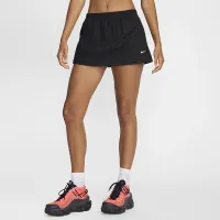 Nike Sportswear Essential жіноча Mid-Rise Woven Cargo Midi спідниця колір чорний