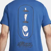 Nike мужские Dri-FIT Fitness футболка синий