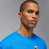 Nike Jordan Flight мужские Long-Sleeve Crewneck футболка синий