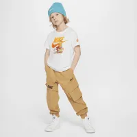 Nike Air Little дитячі Boxy Windsurfing футболка колір білий