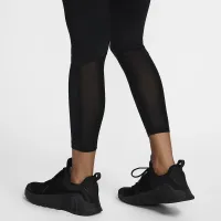 Nike Pro женская Mid-Rise 7/8 Graphic лосины цвет черный