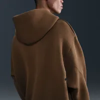 Nike Tech чоловічі Fleece оверсайз Толстовка з капюшоном колір коричневий