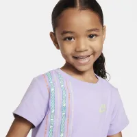 Nike Happy Camper Little дитячі Graphic футболка колір фіолетовий
