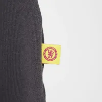 Chelsea FC Third Big детские Nike Soccer Pullover Толстовка с капюшоном цвет серый