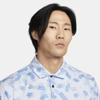 Nike Tour чоловічі Dri-FIT для гольфу Polo блакитний