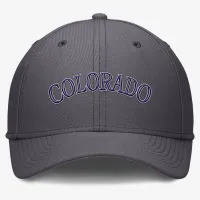 Colorado Rockies Swoosh чоловічі Nike Dri-FIT MLB Hat колір сірий