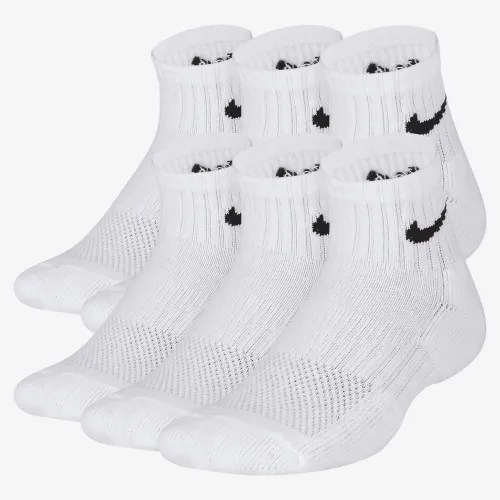 Nike Everyday детские Cushioned Ankle носки (6 пары) цвет белый