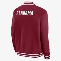 Alabama Crimson Tide Sideline мужские Nike College Full-Zip Bomber Куртка цвет красный