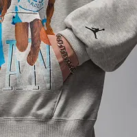 Nike Jordan Flight чоловічі оверсайз Pullover Толстовка з капюшоном колір сірий